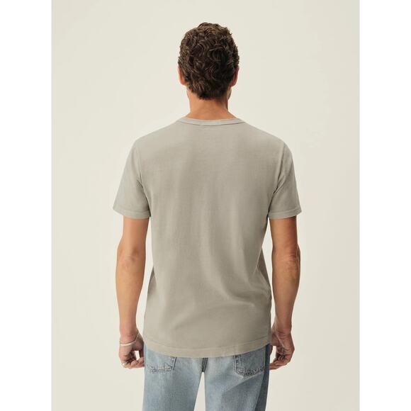 Buck Mason Men's Pima Cotton Straight Hem Crewneck Made in USA Tee T-Shirt - Picture 3 of 5